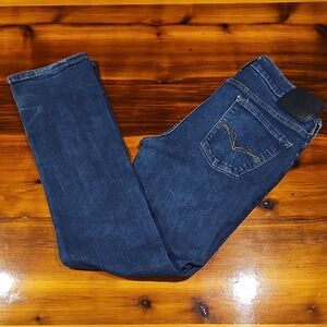 Guess Dark Blue Straight Leg Jeans
